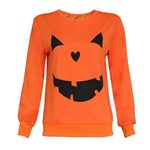 Halloween party pumpkin sweater