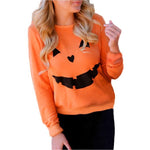 Halloween party pumpkin sweater