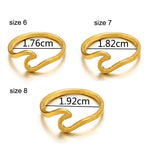 Wave Ring For Women