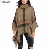Poncho Style Knitted Coat
