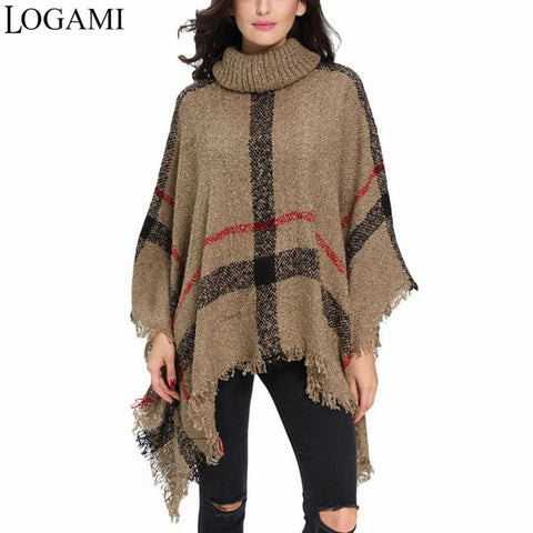 Poncho Style Knitted Coat