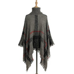 Poncho Style Knitted Coat