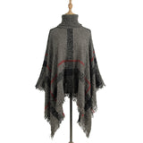 Poncho Style Knitted Coat