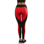 Patchwork Heart-Shaped Sexy Leggings ( Fitness )