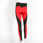 Patchwork Heart-Shaped Sexy Leggings ( Fitness )