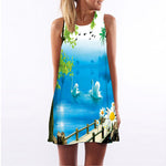 Summer Print Women Dress