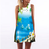 Summer Print Women Dress