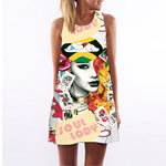 Summer Print Women Dress