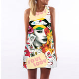 Summer Print Women Dress