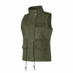 Lightweight Sleeveless Stretchy Jacket with Zipper