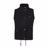 Lightweight Sleeveless Stretchy Jacket with Zipper