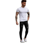 Men's Stretchy Ripped Jeans
