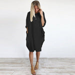 Pocket Loose Dress (Plus Size)
