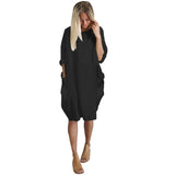 Pocket Loose Dress (Plus Size)