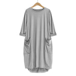Pocket Loose Dress (Plus Size)