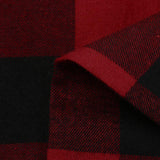 Long Autumn Lattice Print Coat
