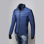 Men Cotton Stand Winter Jacket