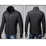 Men Cotton Stand Winter Jacket