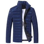 Men Cotton Stand Winter Jacket