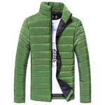Men Cotton Stand Winter Jacket