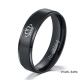 Stainless Steel King / Queen  Rings