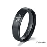 Stainless Steel King / Queen  Rings