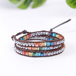 Chakra Leather Handmade Bracelet
