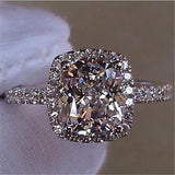 Elegant Glam Silver Ring