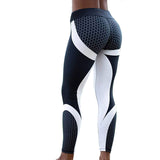 Mesh Pattern Elastic Leggings