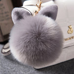 Cute Fur Ball Keychain