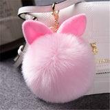 Cute Fur Ball Keychain