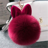 Cute Fur Ball Keychain