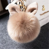 Cute Fur Ball Keychain
