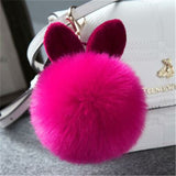 Cute Fur Ball Keychain