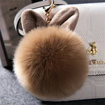 Cute Fur Ball Keychain