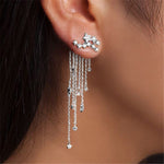 Long Crystal Earrings
