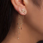Long Crystal Earrings