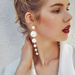 Long Crystal Earrings