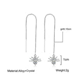 Long Crystal Earrings