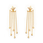 Long Crystal Earrings
