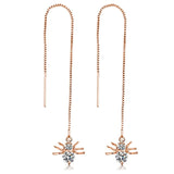 Long Crystal Earrings