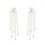 Long Crystal Earrings