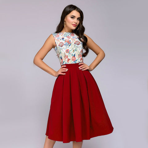 Sleeveless Elegant Party Dress