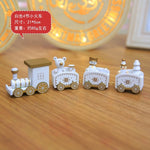 Wooden Xmas Trains