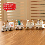 Wooden Xmas Trains