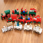 Wooden Xmas Trains