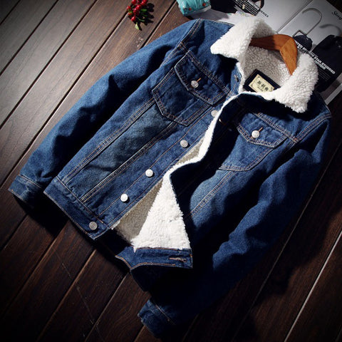 Warm Fleece Denim Jacket