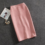 Women Skirts Suede (Plus Sizes)