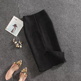 Women Skirts Suede (Plus Sizes)