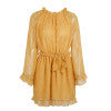 Lace up Backless Dress
